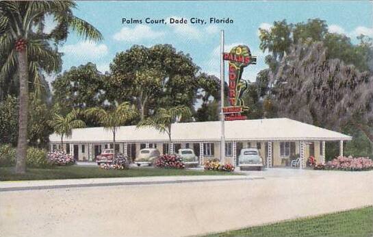 Florida Dade City Palms Court On U S 301 In Dade City