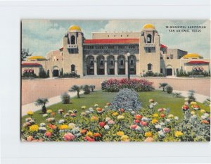 Postcard Municipal Auditorium, San Antonio, Texas