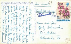 Bermuda Hamilton Harbour Vintage Postcard 07.33