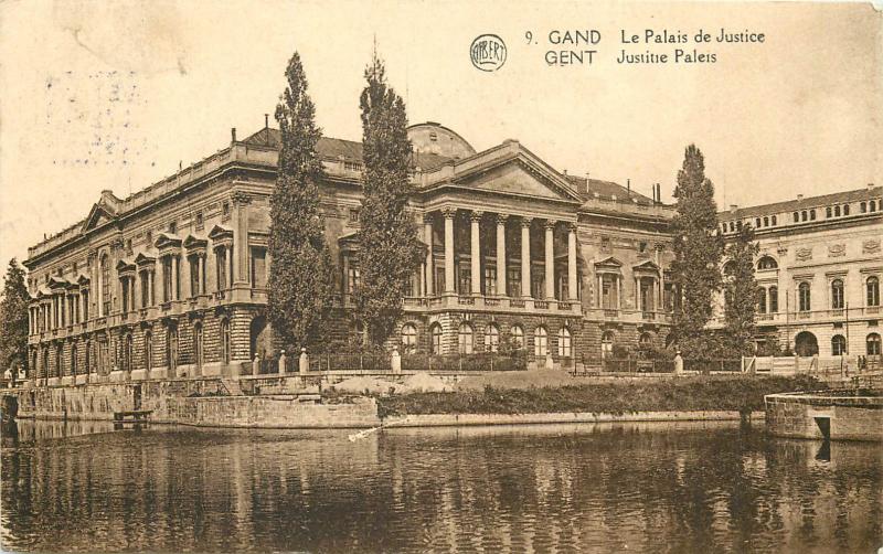 Belgium Ghent Gent Justice Palace 1928