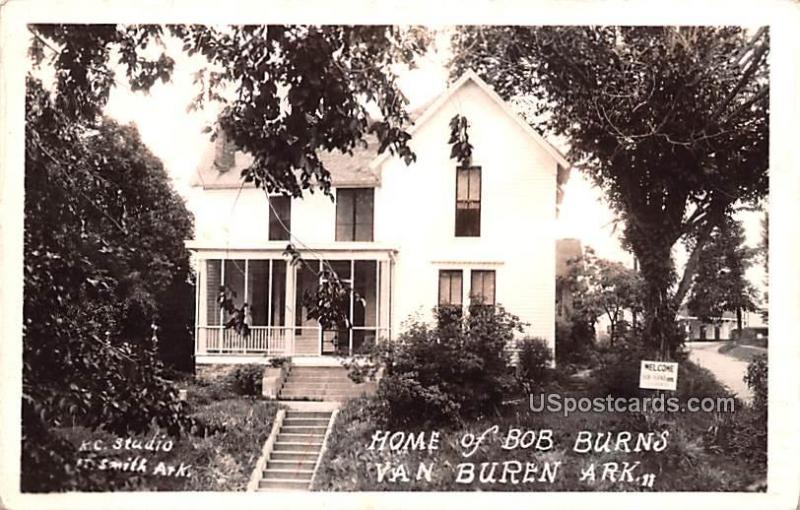 Home of Bob Burns Van Buren AR 1942