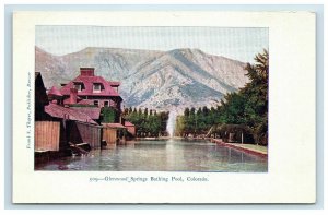 c. 1906 Glenwood Springs CO Bathing Pool Postcard Undivided