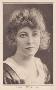 Peggy Paterson Silent Film Actress Antique Postcard