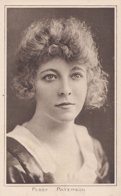 Peggy Paterson Silent Film Actress Antique Postcard