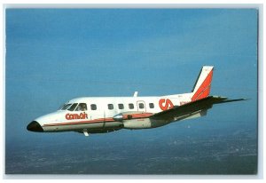 c1950's Comair Airline Passenger Plane Aviation Airplane Advertising Postcard