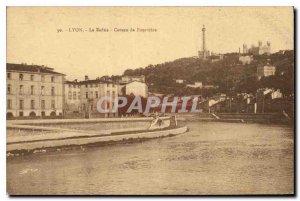 Postcard Old Lyon Saone Coteau de Fourviere