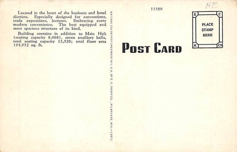 The Auditorium - Milwaukee, Wisconsin WI