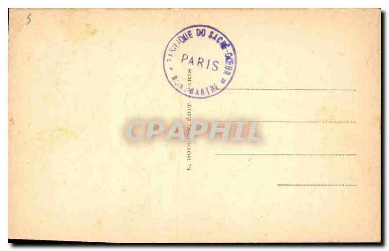 Postcard Old Paris La Basilique du Sacre Coeur