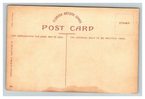 Vintage 1910's Postcard City Seal Entrance Ponce de Leon St. Augustine Florida