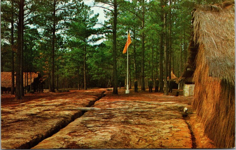 Vtg Bau Bang Vietnaniese Hamlet Training Fort Jackson South Carolina SC Postcard