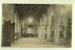 cu1291 - Thaxted Church , Essex - postcard