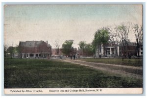 1910 The Hanover Inn Exterior Scene Hanover New Hampshire NH Posted Postcard 