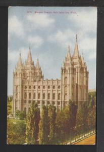 Mormon Temple,Salt Lake City,Utah Postcard 