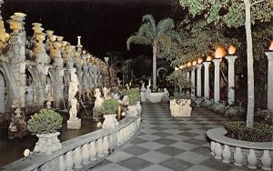 A Night Scene of the North Garden at Kapok Tree Inn Clearwater, Florida  