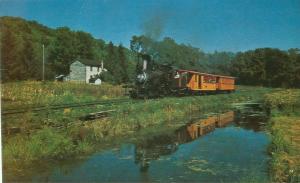 Carroll Park & Western Steam Railroad U.S. Route 11 Bloomsburg, PA Old Postcard
