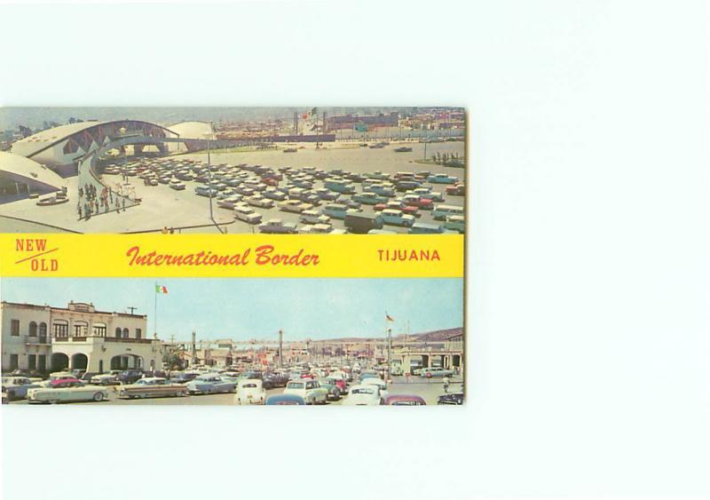 Vintage Postcard Greetings Mexico International Border Tijuana  # 3470