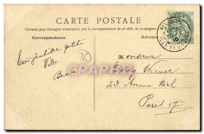 Old Postcard Redon General view