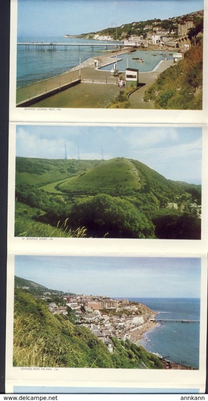 VENTNOR UK - vintage Folder with 6 views, blank back for correspondence