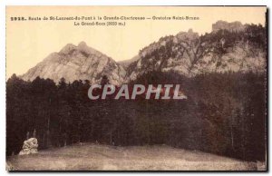 Postcard Old St Lawrence Route du Pont Grande Chartreuse Oratory Bruno the Gr...