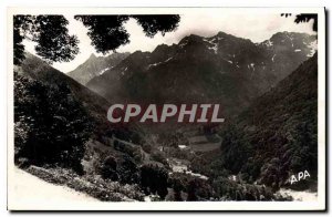 Old Postcard Luchon Superbagneres M G Road from Hospice de France