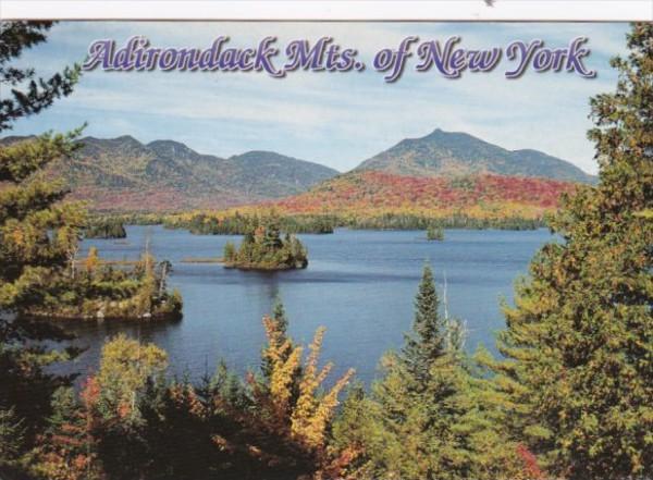 New York The Adirondack Park Lake Scene