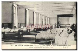 Old Postcard Militaria The Lycee Janson de Sailly into hospital