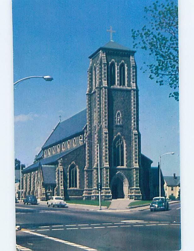 Pre-1980 CHURCH SCENE Taunton Massachusetts MA A9275