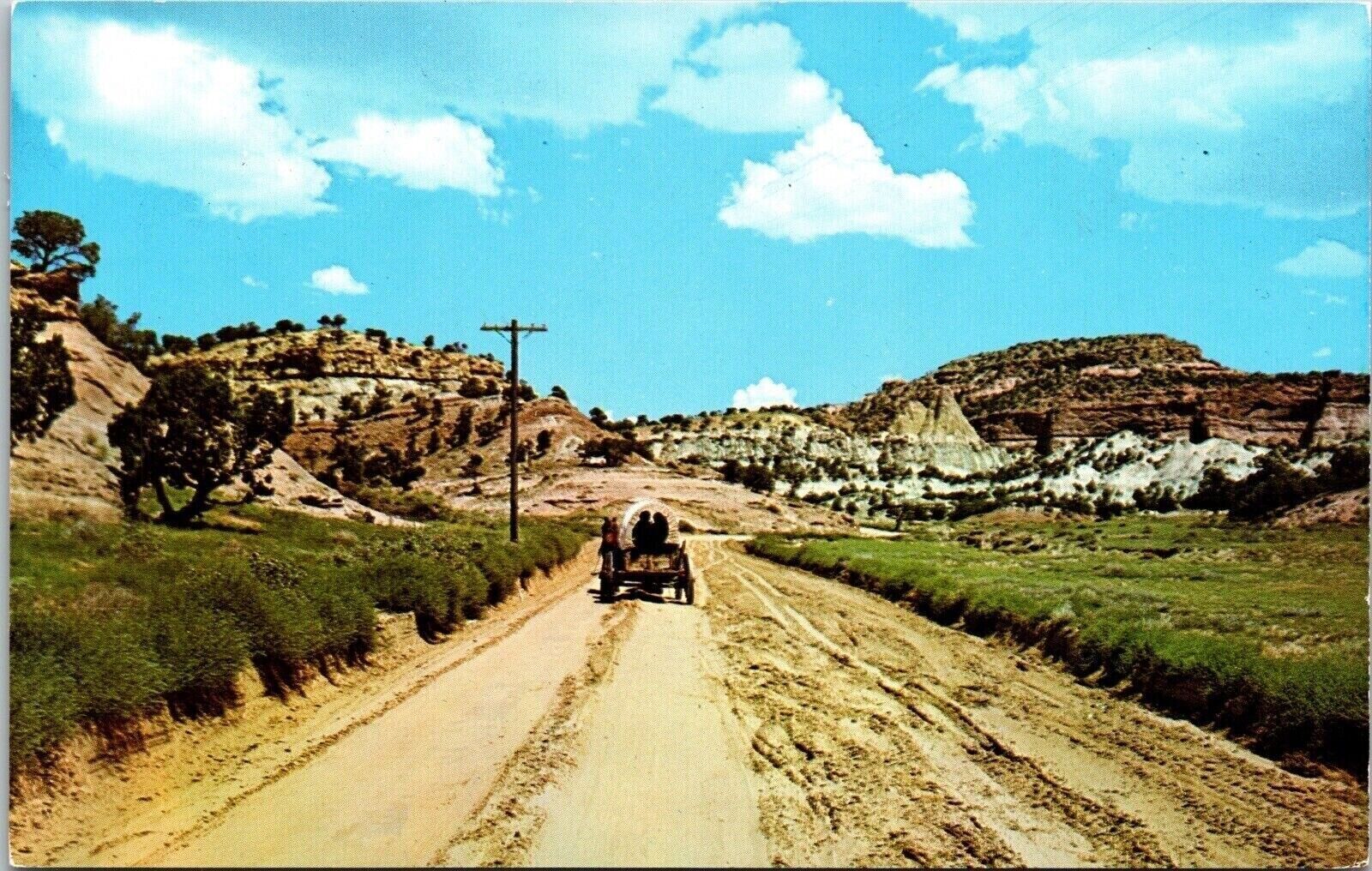 Navajo Indian New Mexico Reservation Home Mountains Dirt Road UNP VNG