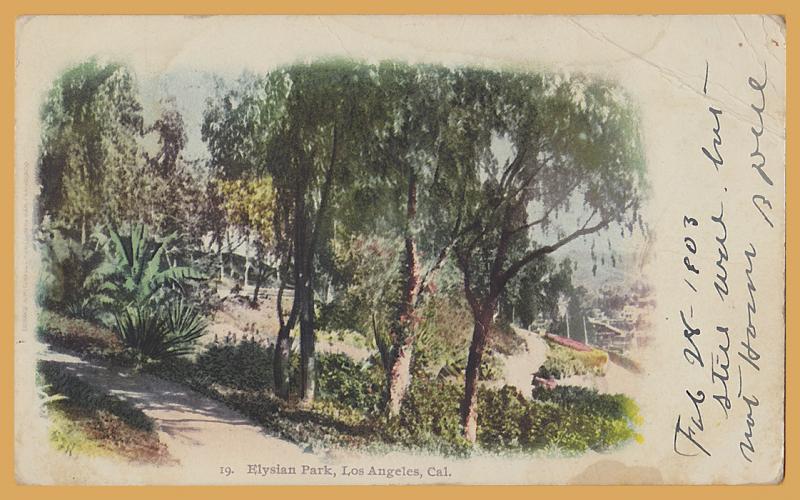 Los Angeles, Cal., Elysian Park - 1903