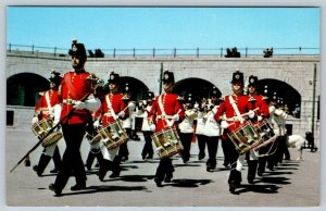 Drums Of The Fort Henry Guard, Kingston, Ontario, Vintage Chrome Postcard #1