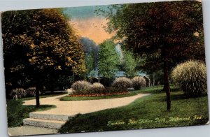 Postcard IN Richmond Pavilion Glen Miller Park