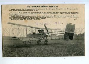 205430 FRANCE AVIATION airplane Voisin type 13.50 Hauser