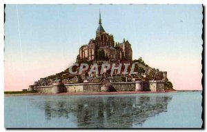 Modern Postcard Mont St Michel General view East Coast