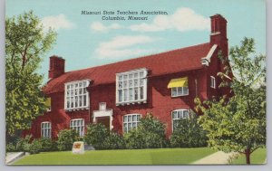 Linen~Columbia Missouri~State Teachers Association~Vintage Postcard