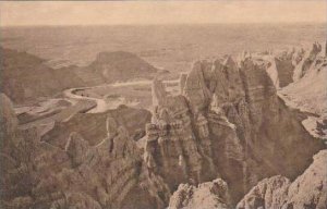 South Dakota Wall Badlands From Sheep Mountain Badlands National Monument Alb...