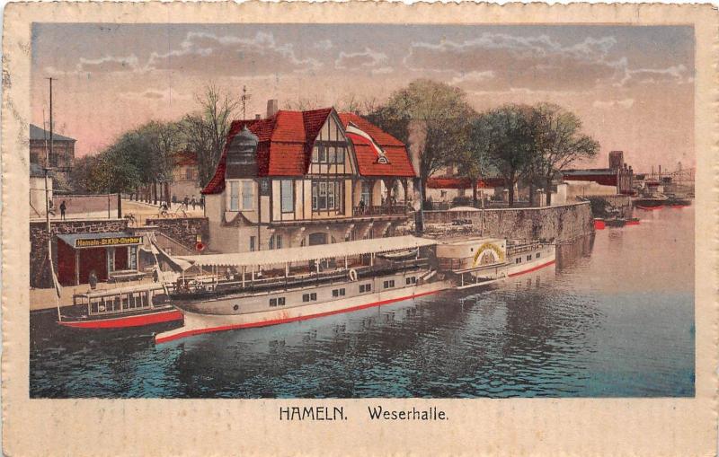 bg19027 Hameln Weserhalle ship dampfer bateau   germany