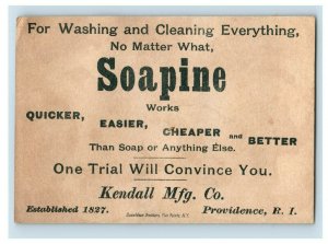 1870s Soapine Kendal Mfg. Co. Before & After Lovely Lady P231