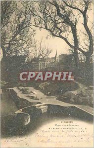 Old Postcard Biarritz Port des Pecheurs Chapelle Ste Eugenie