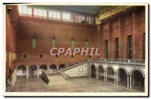 Postcard Old Siadshuset Bla Stockholm Hallen