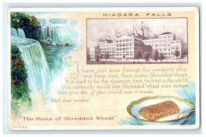 Shredded Wheat Natural Food Co Niagara Falls NY New York Postcard (HH8)
