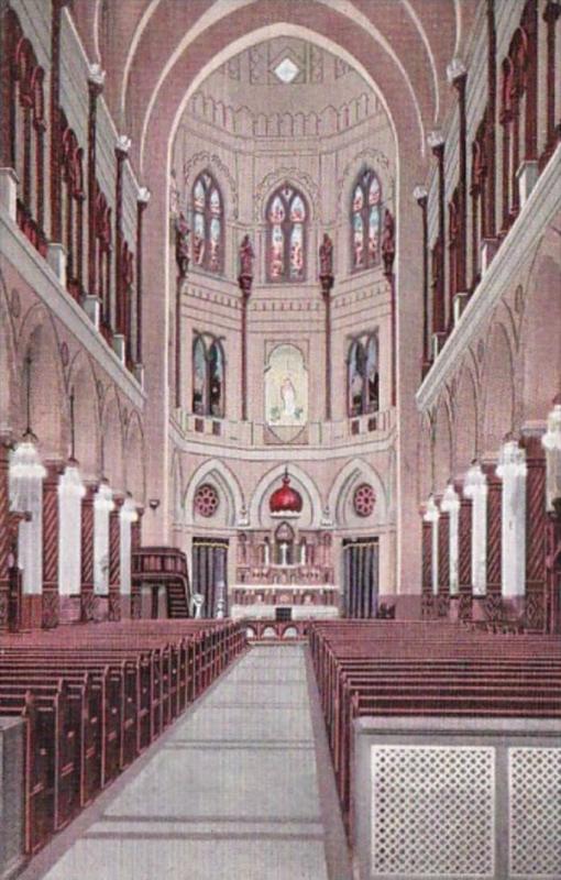 Louisiana New Orleans Church Of The Immaculate Conception Chapel Interior