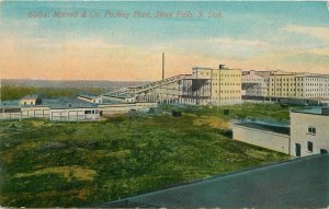 Postcard South Dakota Sioux Morrell & Co Packing Plant Occupation Knox 23-9813
