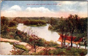 Postcard WATER SCENE Joliet Illinois IL AL2819