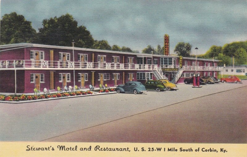 Kentucky Corbin Stewart's Motel and Restaurant sk2206