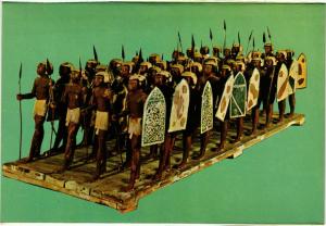 CPM Group of 40 Egyptian Soldiers with Shields and Lances EGYPT (853141)