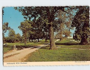 Postcard Indianapolis KOA Northeast Greenfield Indiana USA