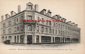 France, Soissons, Hotel du Lion Rouge, Exterior View