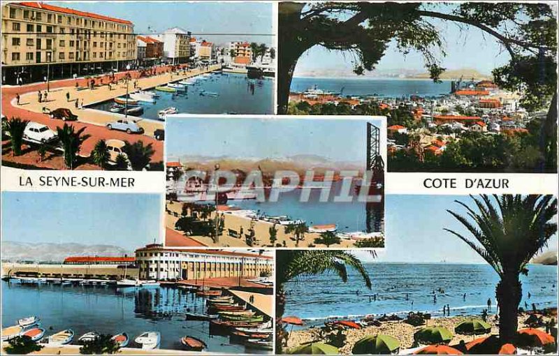 Postcard Modern Azur Riviera-LA SEYNE SUR MER