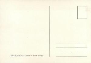 Jerusalem Dome of Ecce Homo postcard