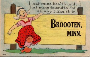 Minnesota Broooten Dutch Girl Dancing I Haf Mine Health Undt I Have Mine Frie...